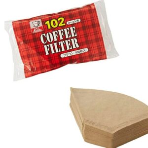 paper filter flat bottom coklat